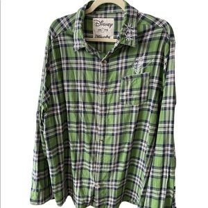 Cakeworthy Peter Pan Plus size flannel green